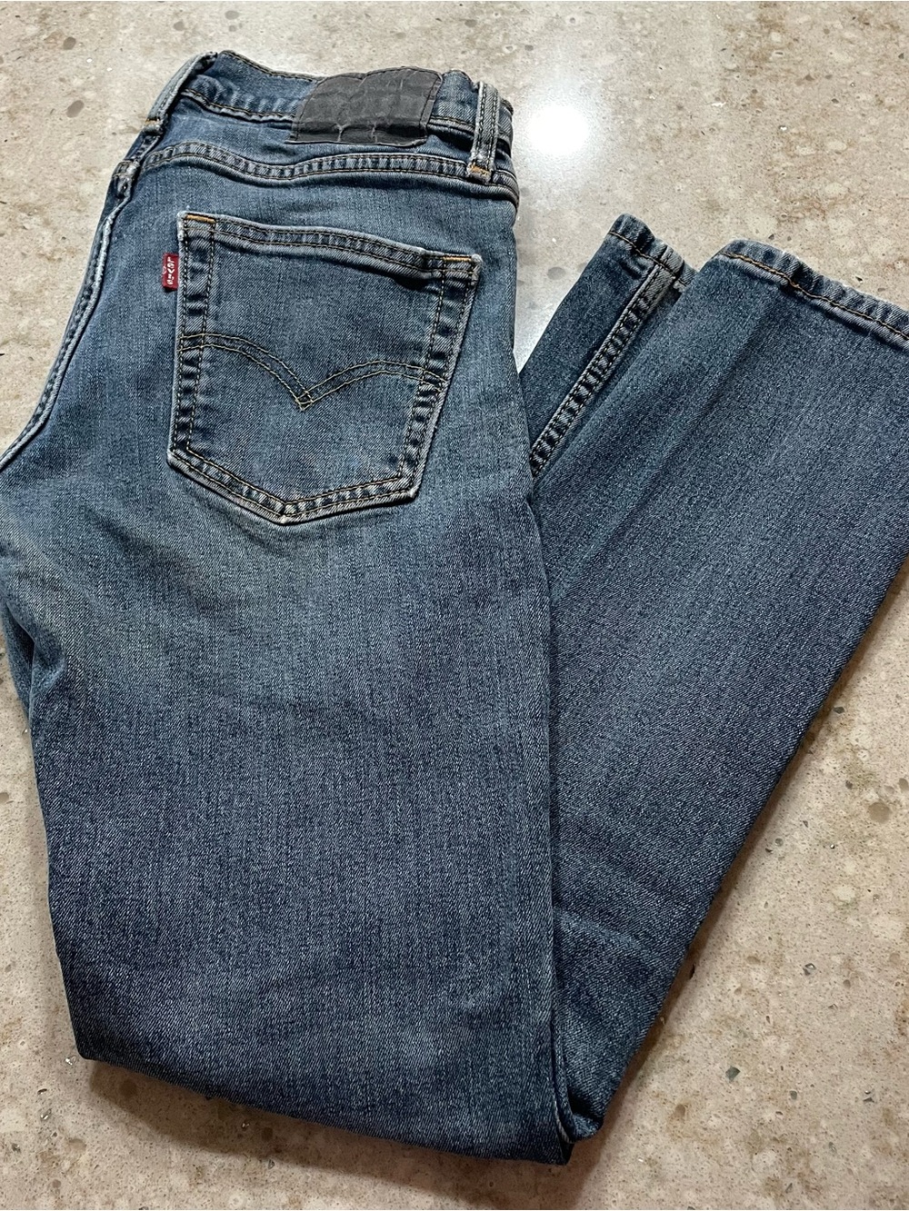 Levi's Men's Dark Blue Straight Jeans